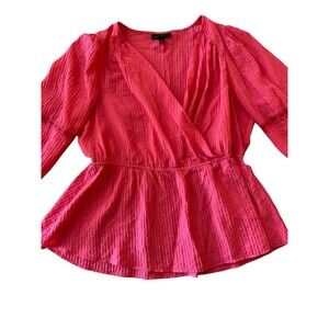 Lane Bryant Women’s Blouse Top Pink SZ 18/20/1X Embellished‎